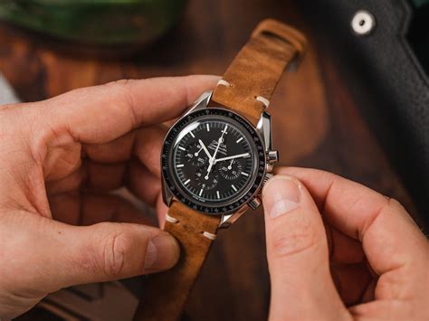 best hirsch strap for omega speedmaster|best strap for speedmaster.